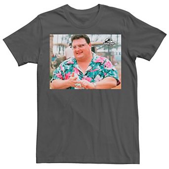 Men's Jurassic Park Dennis Nedry Photoreal Graphic Tee