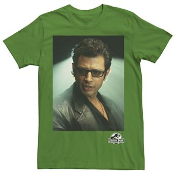 Men's Jurassic Park Ian Malcolm Head Shot Photo Graphic Tee