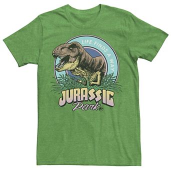 Men's Jurassic Park Life Finds A Way Vibrant Graphic Tee