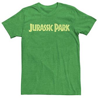 Men's Jurassic Park Classic Simple Text Graphic Tee
