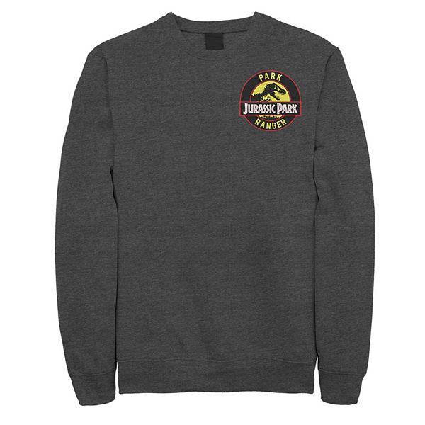 Men's Jurassic Park Ranger Logo Black Badge Sweatshirt
