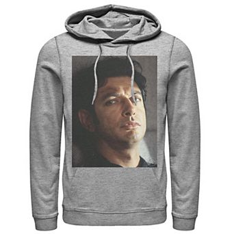 Men's Jurassic Park Jeff Goldblum Stare Graphic Pullover Hoodie