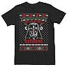 Men's Star Wars Vader Christmas Sweater Lack Of Cheer Graphic Tee