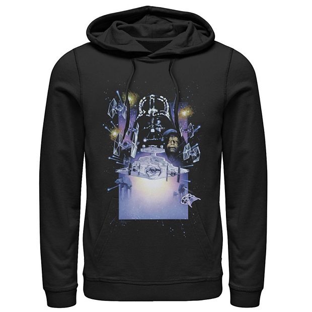 Men s Star Wars Darth Vader Galaxy Graphic Pullover Hoodie