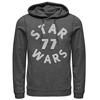 Men's Star Wars Distressed 1977 Logo Graphic Pullover Hoodie