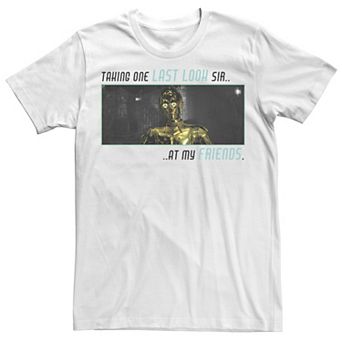 Men's Star Wars: The Rise Of Skywalker C-3PO Taking One Last Look Graphic Tee