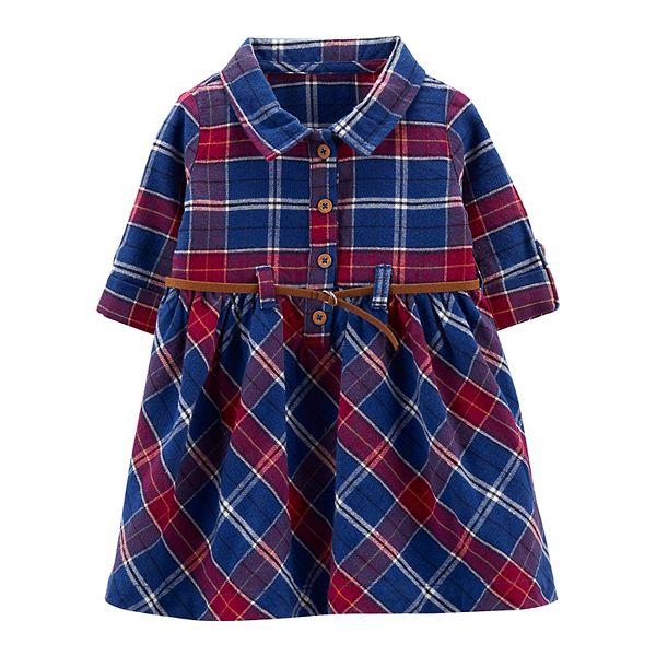 Baby Girl Carter's Plaid Flannel Dress