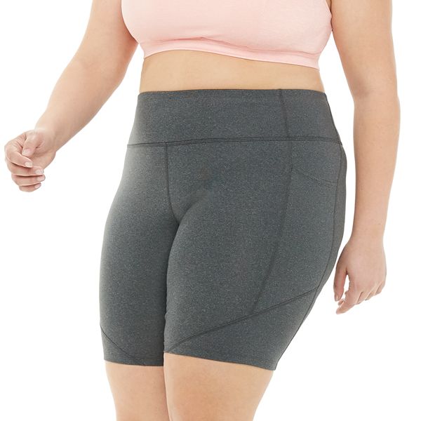 Plus Size Tek Gear® High Waisted 9 Inch Shapewear Bike Shorts
