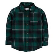 4T Carters Little Boys Checkered Button-Front Shirt NWT Size 3T 