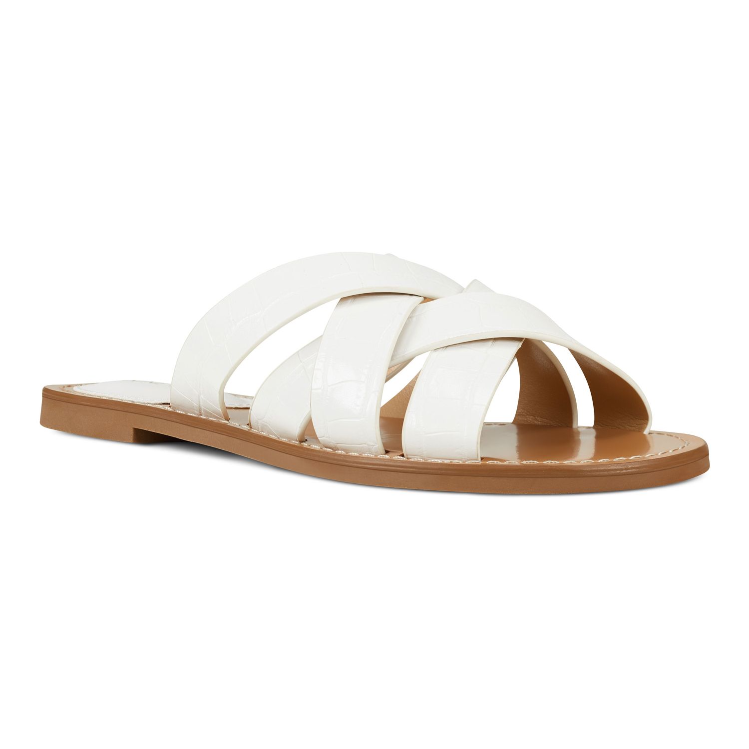 strappy slide sandals