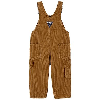 Baby Boy OshKosh B'gosh® Flannel-Lined Denim Overalls