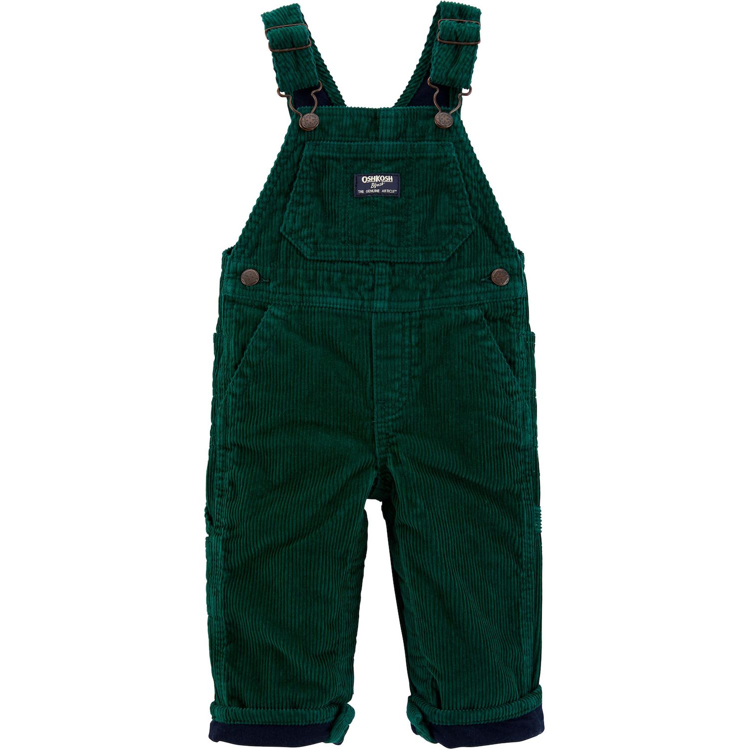baby boy green overalls