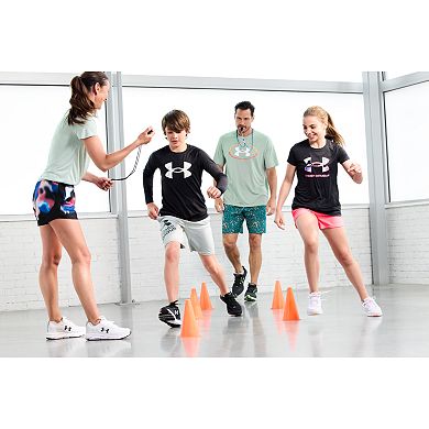 Boys 8-20 Under Armour Tech Logo Fill Tee