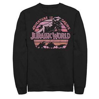 Men's Jurassic World Retro Adventure Calls T-Rex Sweatshirt