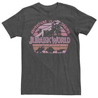 Men's Jurassic World Retro Adventure Calls T-Rex Tee