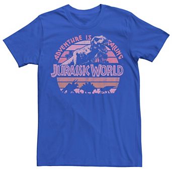 Men's Jurassic World Retro Adventure Calls T-Rex Tee