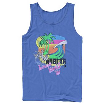 Men's Jurassic World Isla Nublar Raptor Beach Graphic Tank Top
