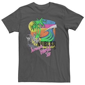 Men's Jurassic World Isla Nublar Raptor Beach Graphic Tee