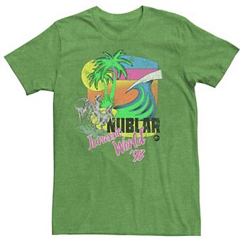 Men's Jurassic World Isla Nublar Raptor Beach Graphic Tee