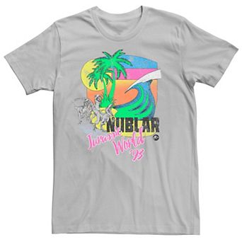 Men's Jurassic World Isla Nublar Raptor Beach Graphic Tee