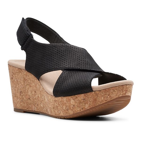 Clarks wedge sales sandals annadel