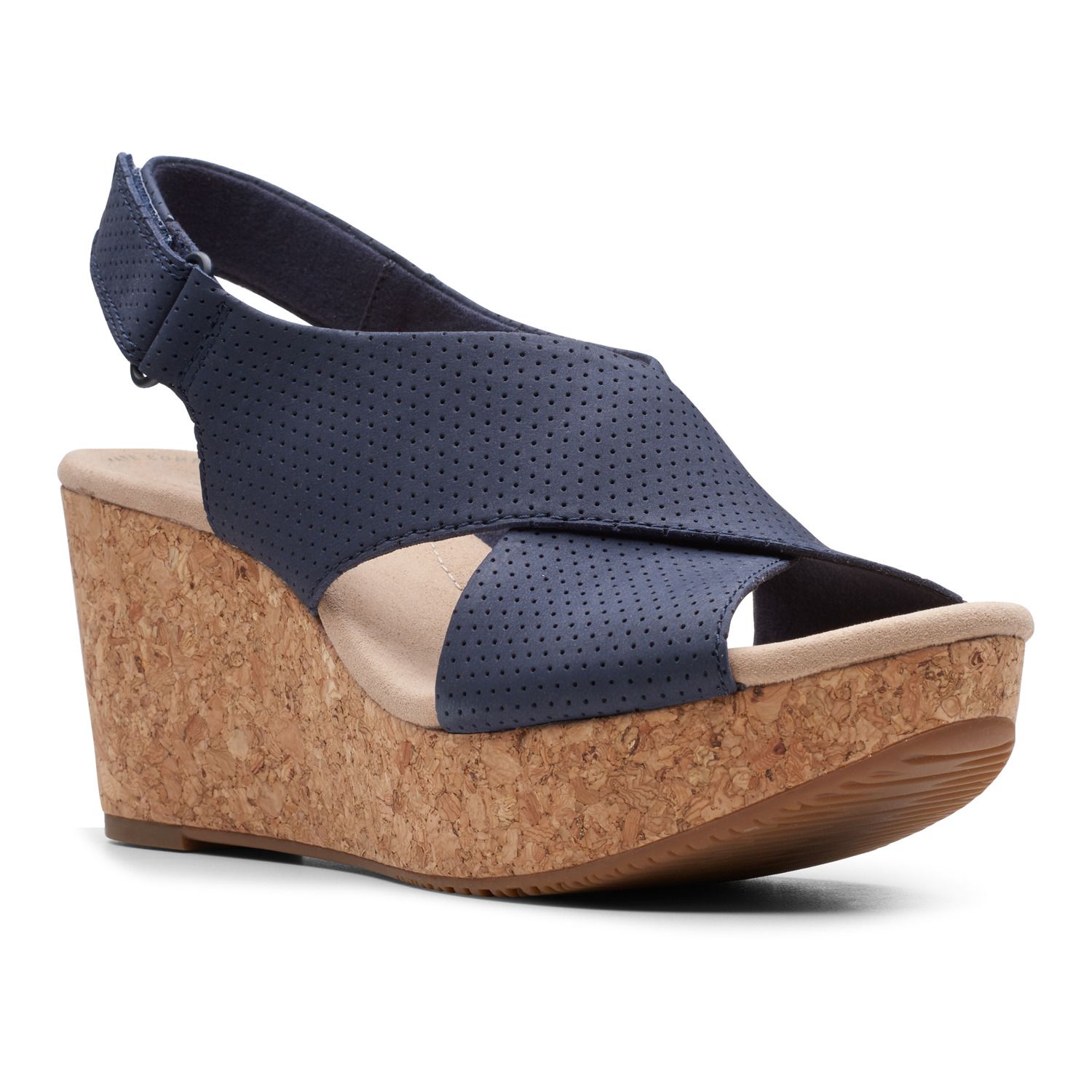 clarks women's wedge sandals