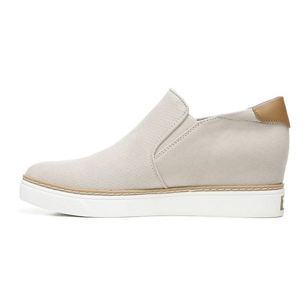 dr scholl's suri suede wedge sneaker