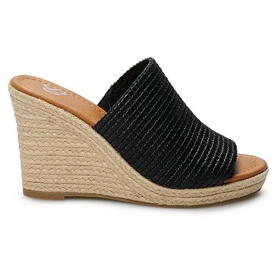 SO® Exciting Open Toe Women's Wedge Sandals