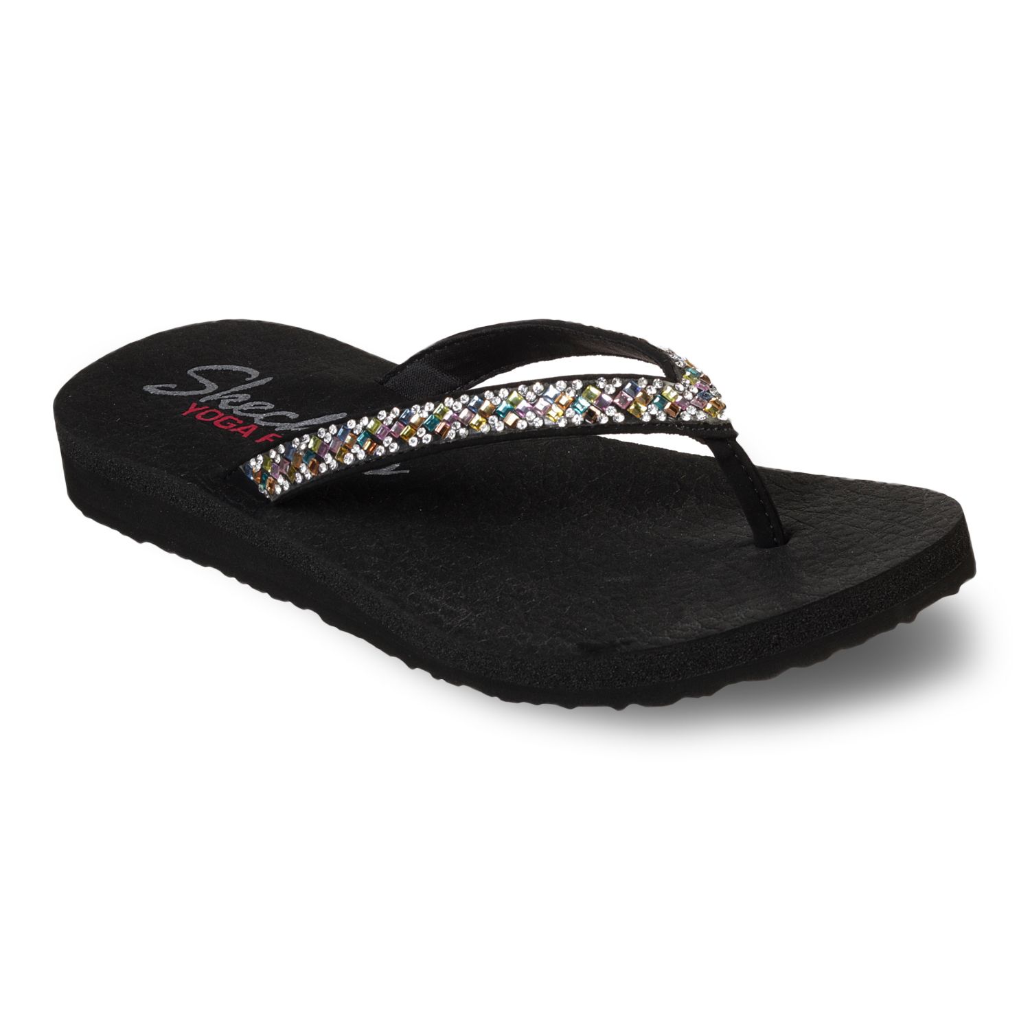 skechers cali women's flip flops