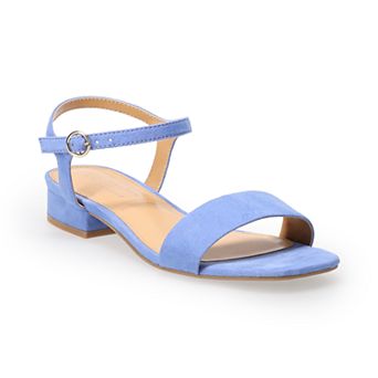 LC Lauren Conrad Obsidian Women's Block Heel Sandals