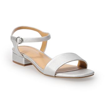 LC Lauren Conrad Obsidian Women's Block Heel Sandals