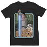 Men's Star Wars Rey & BB-8 Episode 7 Poster Sticker Graphic Tee