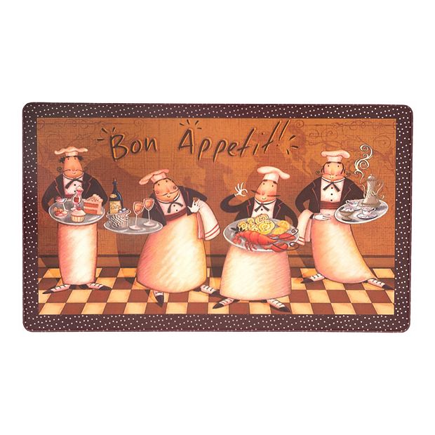 World Rug Gallery Bon Apetit Anti Fatigue Mat - 18 x 47