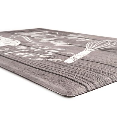 World Rug Gallery Waterproof Seasoned Kitchen Mat