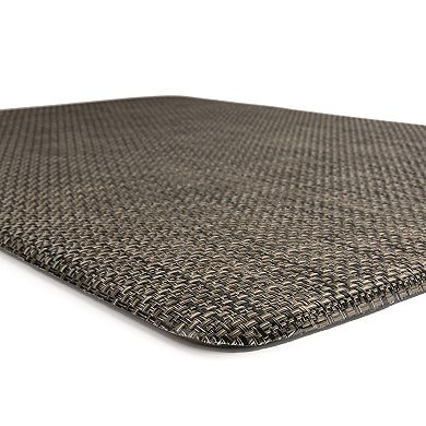 World Rug Gallery Waterproof Beige Modern Kitchen Mat