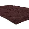 World Rug Gallery Geometric Red Welcome Mat