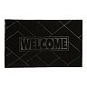 World Rug Gallery Geometric Red Welcome Mat