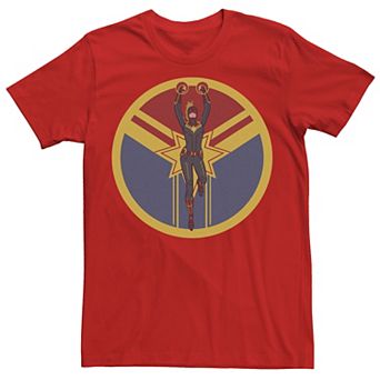 Men's Marvel Avengers: Endgame Captain Marvel Circle Logo Graphic Tee