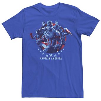 Men's Marvel Avengers: Endgame Captain America Mashup Graphic Tee