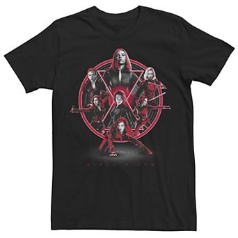 Men's Marvel Avengers: Endgame Black Widow Mashup Graphic Tee