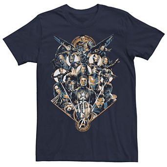 Men's Marvel Avengers: Endgame Tonal Group Shot Graphic Tee
