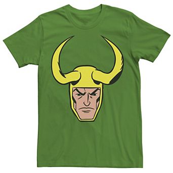 Men's Marvel Loki Big Face Graphic Tee