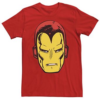 Men's Marvel Iron-Man Big Face Graphic Tee