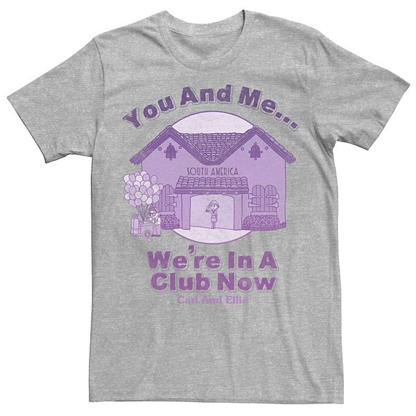 Men's Disney / Pixar Up Carl And Ellie Club House Tee