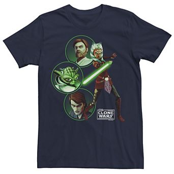 Men's Star Wars: Clone Wars Light Side Group Shot Tee