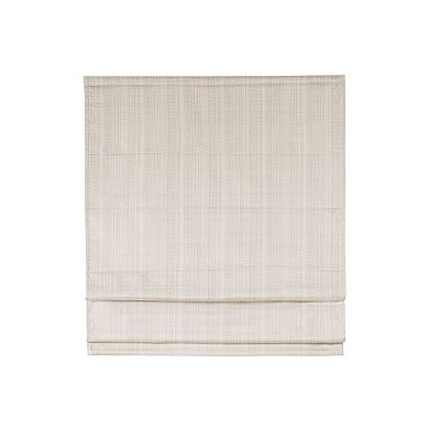 Madison Park Colm Detachable Basketweave Room Darkening Cordless Roman Shade