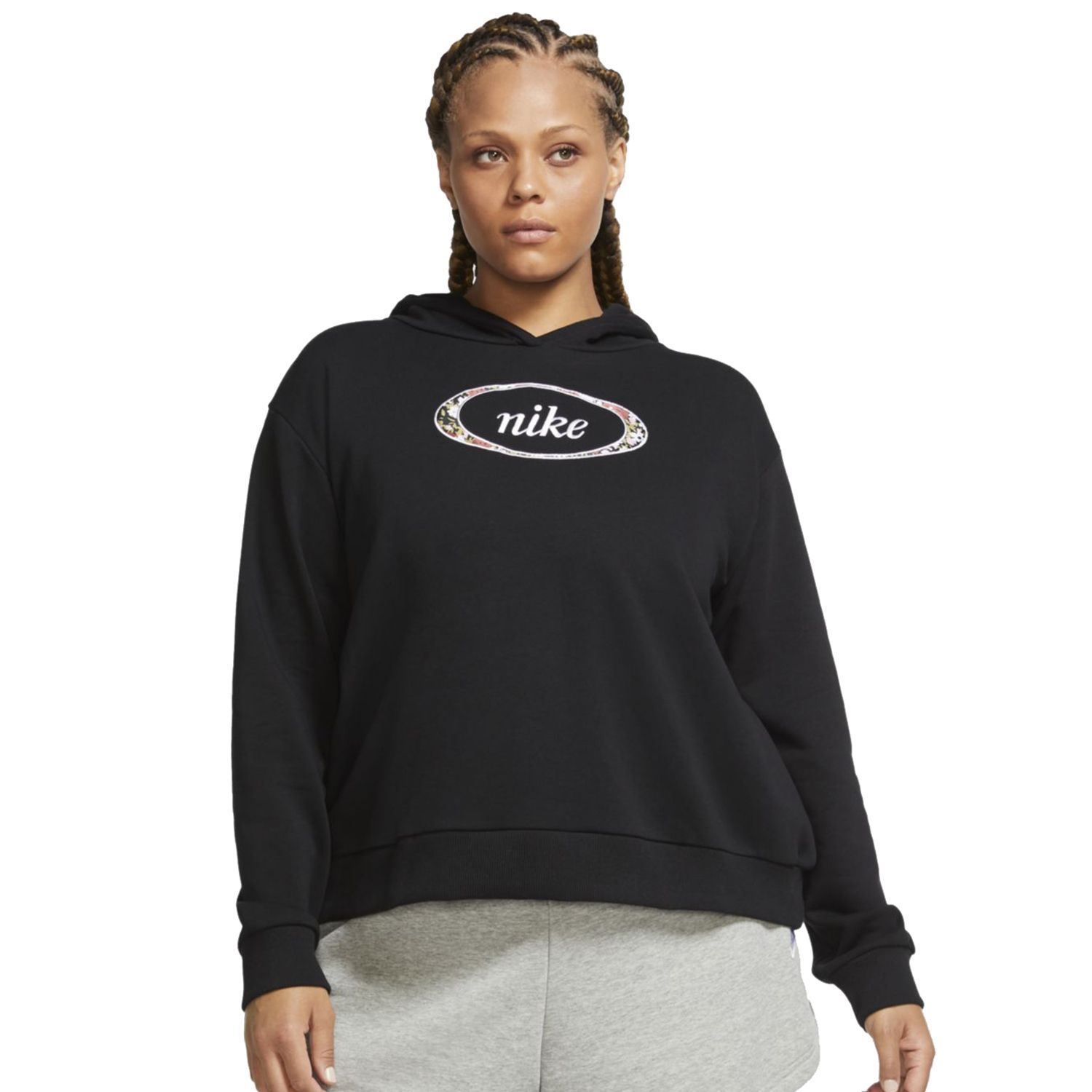 women's sportswear essential relaxed fleece cropped top