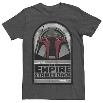 Men's Star Wars The Empire Strikes Back Boba Fett Portrait Graphic Tee