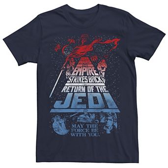 Men's Star Wars Jedi Title Rasta Collage Graphic Tee