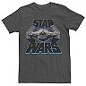 Men's Star Wars Tie Fighter Between The Slant Logo Graphic Tee